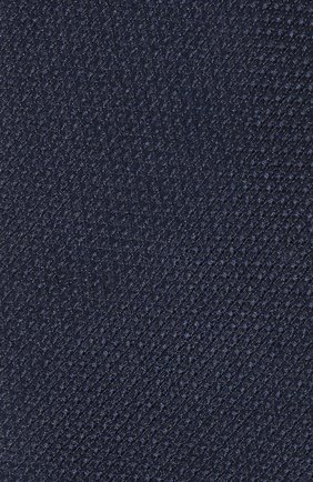 Мужской шелковый галстук LUIGI BORRELLI темно-синего цвета, арт. CR483137/LC | Фото 4 (Материал: Текстиль, Шелк; Принт: Без принта)