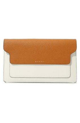 Женская сумка trunk MARNI коричневого цвета по цене 62000 руб., арт. PHM00022U2/LV520 | Фото 1 Женская сумка trunk MARNI коричневого цвета, арт. PHM00022U2/LV520 | Фото 1 (Сумки-технические: Сумки через плечо; Материал: Натуральная кожа; Ремень/цепочка: На ремешке; Размер: small)