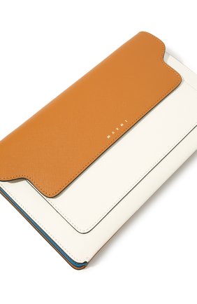 Женская сумка trunk MARNI коричневого цвета по цене 62000 руб., арт. PHM00022U2/LV520 | Фото 3 Женская сумка trunk MARNI коричневого цвета, арт. PHM00022U2/LV520 | Фото 3 (Сумки-технические: Сумки через плечо; Материал: Натуральная кожа; Ремень/цепочка: На ремешке; Размер: small)