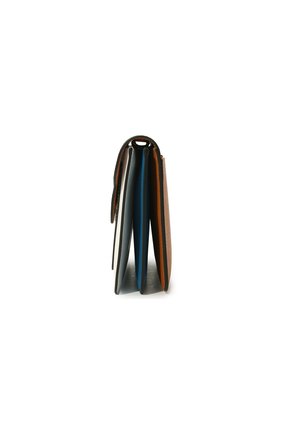 Женская сумка trunk MARNI коричневого цвета, арт. PHM00022U2/LV520 | Фото 4 (Сумки-технические: Сумки через плечо; Материал: Натуральная кожа; Ремень/цепочка: На ремешке; Размер: small)