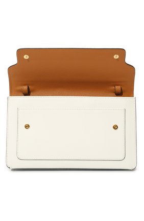 Женская сумка trunk MARNI коричневого цвета по цене 62000 руб., арт. PHM00022U2/LV520 | Фото 6 Женская сумка trunk MARNI коричневого цвета, арт. PHM00022U2/LV520 | Фото 6 (Сумки-технические: Сумки через плечо; Материал: Натуральная кожа; Ремень/цепочка: На ремешке; Размер: small)