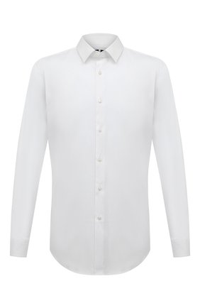 Мужская хлопковая сорочка BOSS белого цвета, арт. 50461803 | Фото 1