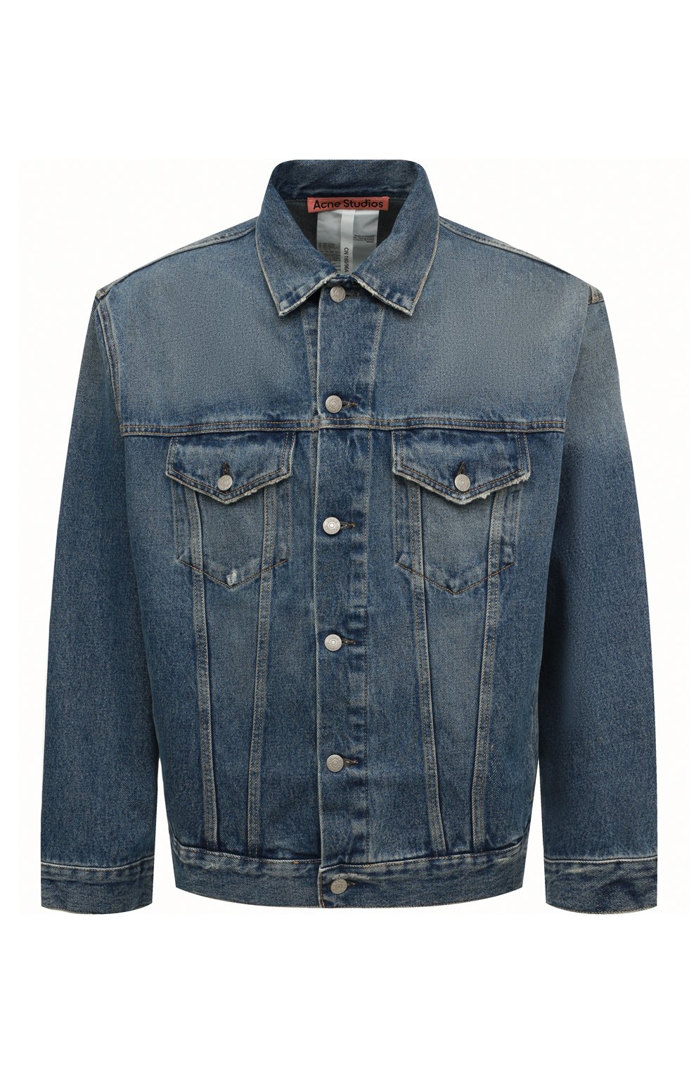 Мужская синяя джинсовая куртка ACNE STUDIOS купить в интернет-магазине ...