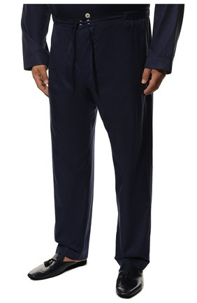 Мужская хлопковая пижама ROBERTO RICETTI синего цвета, арт. PIGIAMA VENEZIA LUNG0/CR962/60-64 | Фото 5 (Big sizes: Big Sizes; Рукава: Длинные; Длина (брюки, джинсы): Стандартные; Кросс-КТ: домашняя одежда; Длина (для топов): Стандартные; Материал внешний: Хлопок)