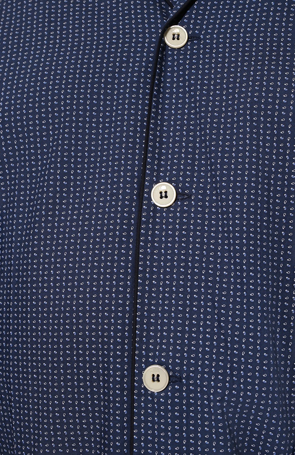 Мужская хлопковая пижама ROBERTO RICETTI синего цвета, арт. PIGIAMA VENEZIA LUNG0/R0CK 2317HW217740001/60-64 | Фото 7 (Big sizes: Big Sizes; Рукава: Длинные; Длина (брюки, джинсы): Стандартные; Кросс-КТ: домашняя одежда; Длина (для топов): Стандартные; Материал внешний: Хлопок)