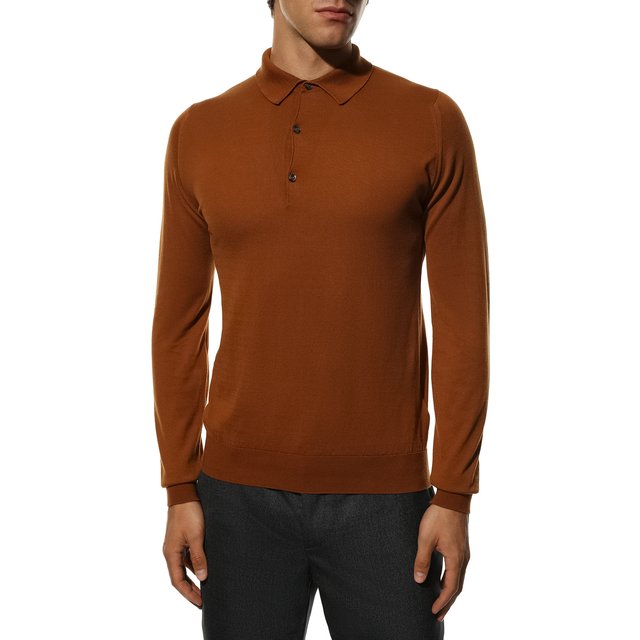 фото Хлопковое поло john smedley