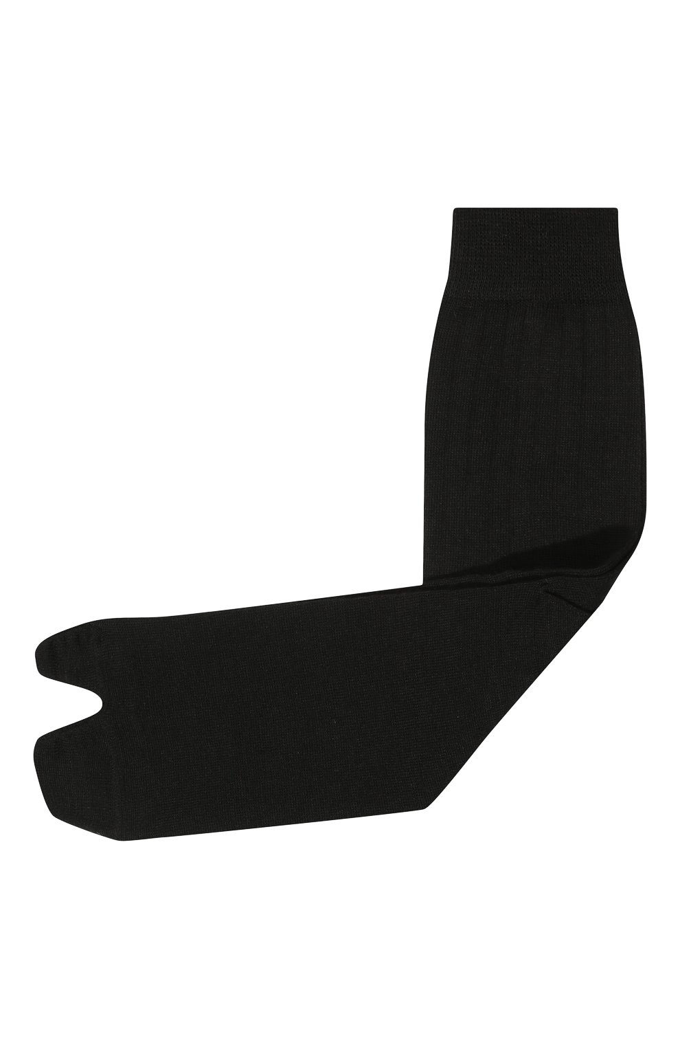 Мужские шерстяные носки MAISON MARGIELA черного цвета, арт. SI1TL0001/S17867 | Фото 1 (Материал внешний: Шерсть; Кросс-КТ: бельё)