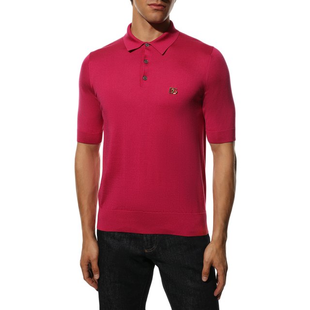 фото Шелковое поло dolce & gabbana