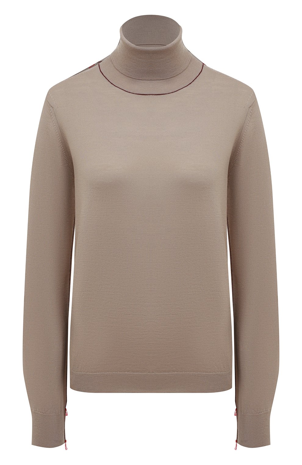 Женская бежевая шерстяная водолазка MAISON MARGIELA купить в интернет ...