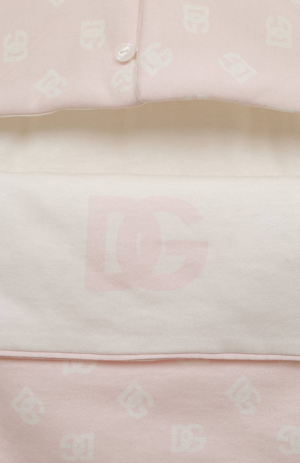 Детский хлопковый конверт DOLCE & GABBANA розового цвета, арт. LNJA93/G7F0H | Фото 3