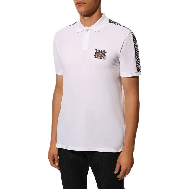 фото Хлопковое поло hugo