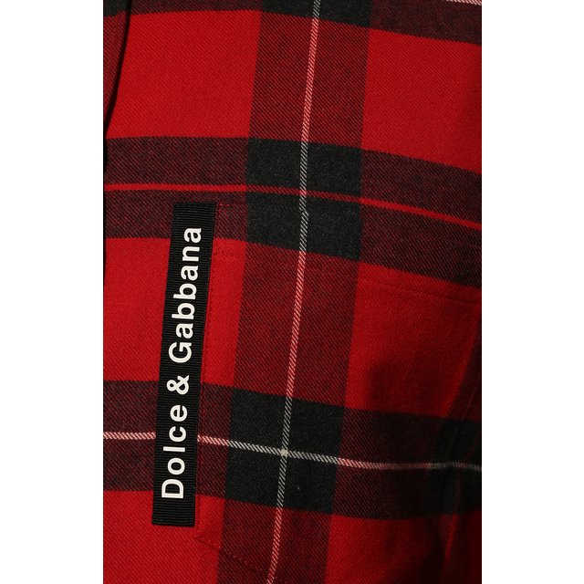 фото Хлопковая рубашка dolce & gabbana