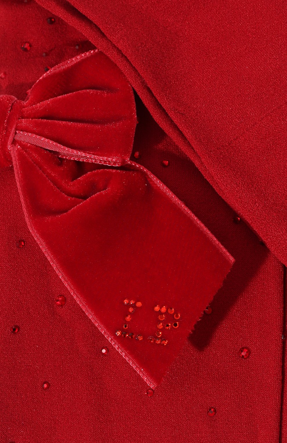 Детские колготки LA PERLA красного цвета, арт. 47310/7-8 | Фото 2 (Материал: Текстиль, Синтетический материал)