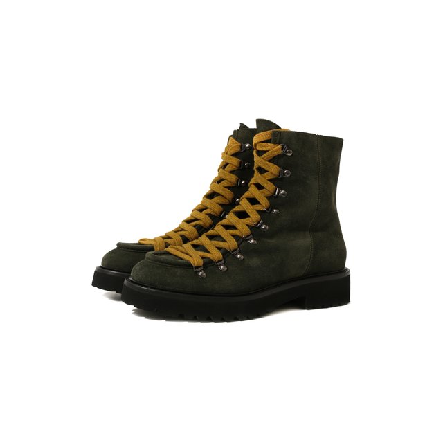 Замшевые ботинки Doucal's Зелёный DD8581PHILUF009NV07 5647774