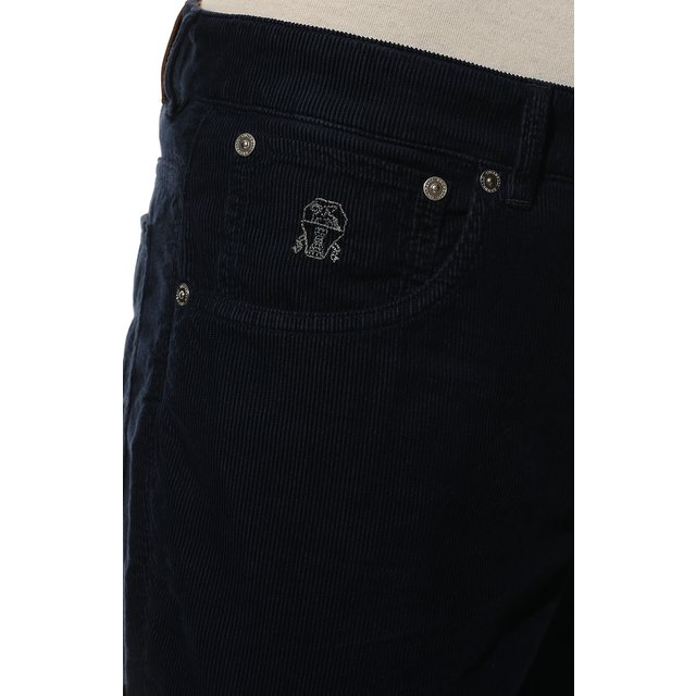 фото Хлопковые брюки brunello cucinelli