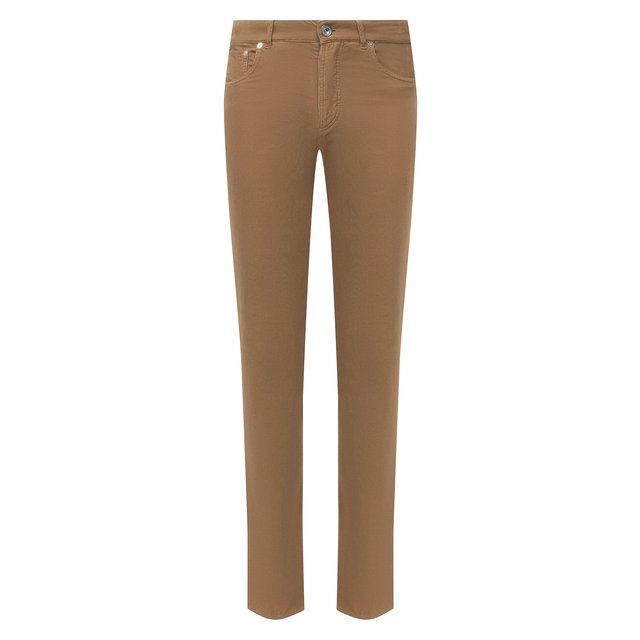 фото Хлопковые брюки brunello cucinelli