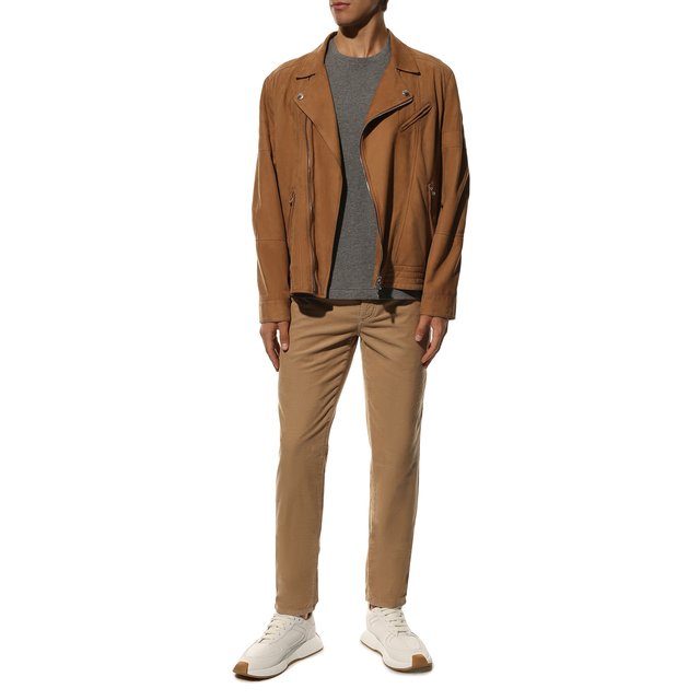 фото Хлопковые брюки brunello cucinelli