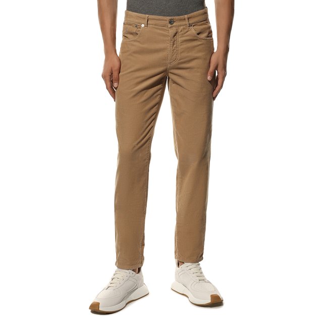 фото Хлопковые брюки brunello cucinelli