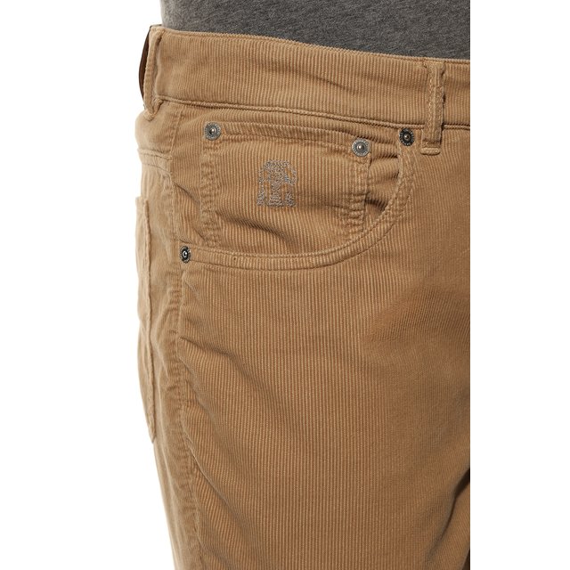 фото Хлопковые брюки brunello cucinelli