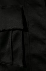 Женская куртка LVIR черного цвета, арт. LV22F-JK03B | Фото 5 (Кросс-КТ: Куртка; Рукава: Длинные; Материал внешний: Синтетический материал; Длина (верхняя одежда): Короткие; Материал подклада: Вискоза; Стили: Минимализм)