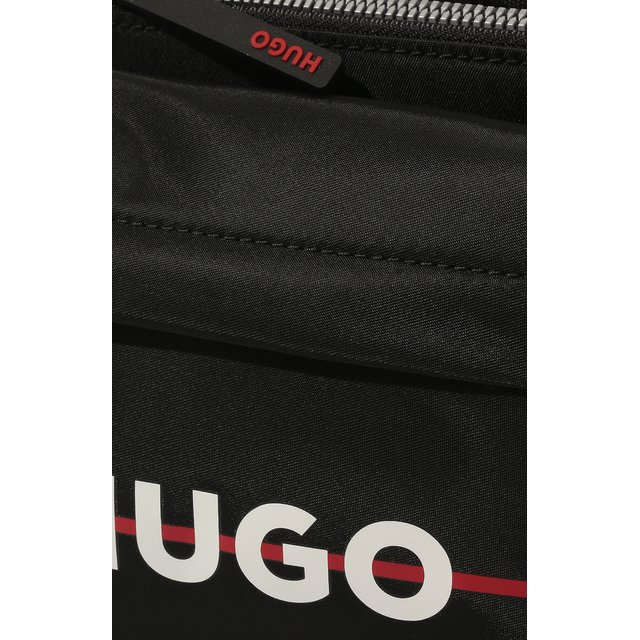 Текстильная поясная сумка HUGO 50481817, цвет чёрный, размер NS - фото 3