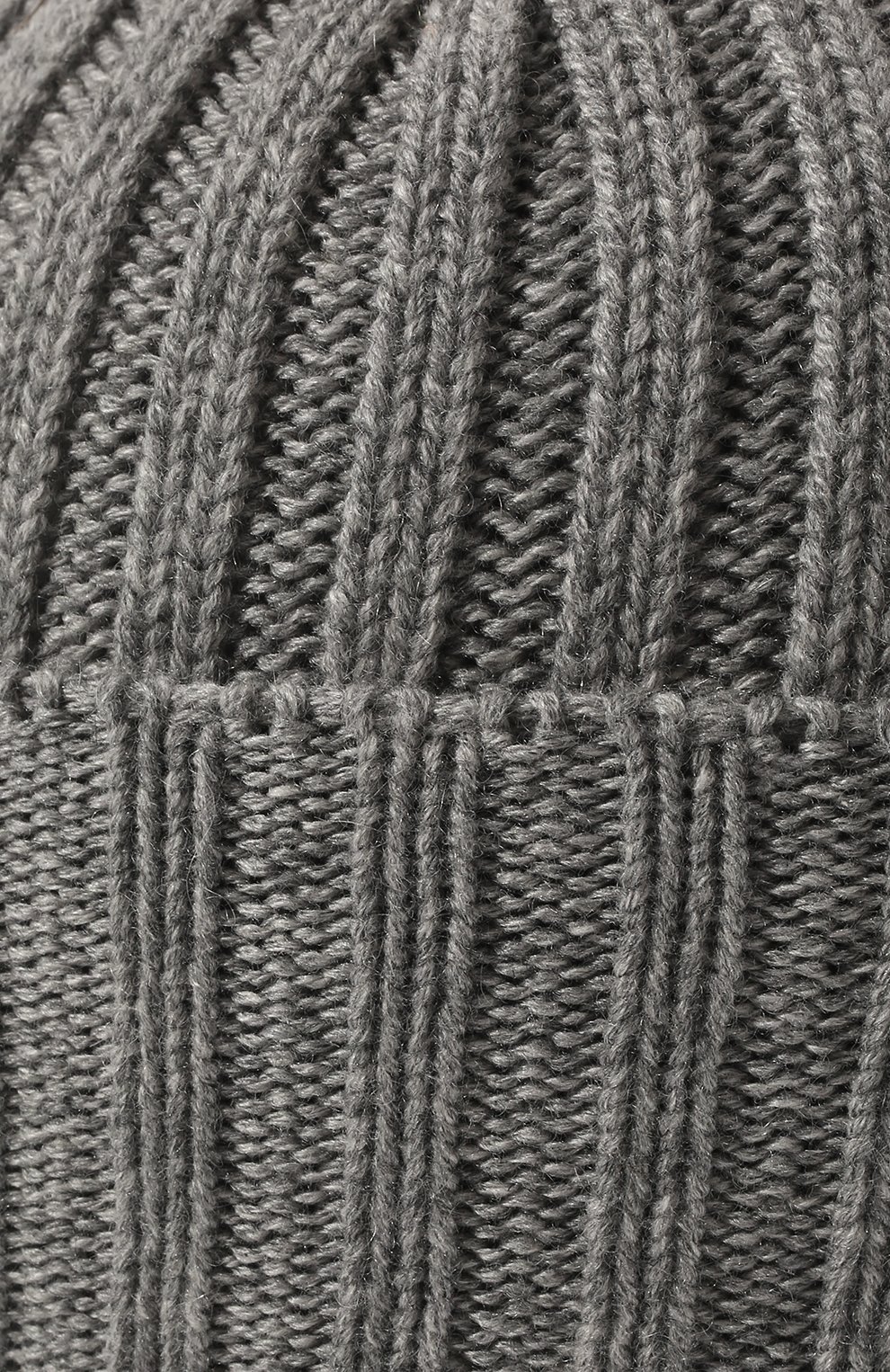 Мужская кашемировая шапка INVERNI серого цвета, арт. 4712 CM | Фото 4 (Материал: Текстиль, Кашемир, Шерсть; Кросс-КТ: Трикотаж)