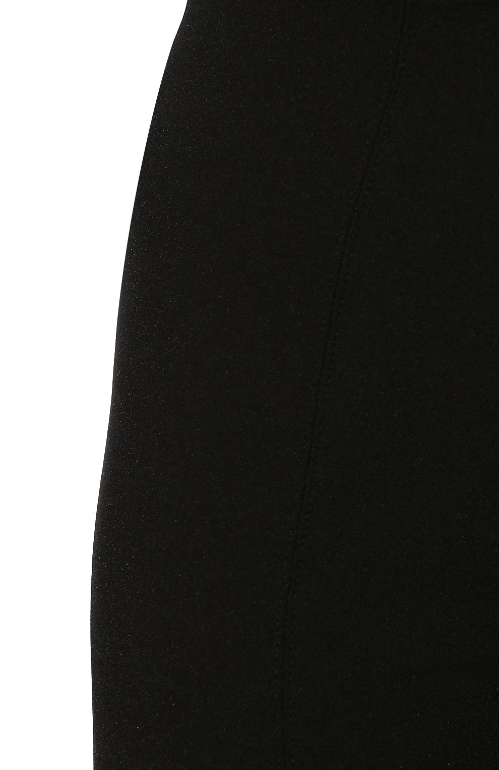Женские брюки LVIR черного цвета, арт. LV22F-PT09 | Фото 5 (Длина (брюки, джинсы): Стандартные; Женское Кросс-КТ: Брюки-одежда; Материал внешний: Синтетический материал; Силуэт Ж (брюки и джинсы): Расклешенные; Стили: Кэжуэл)