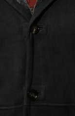 Мужская дубленка из овчины KITON черного цвета, арт. UW0151/N85 | Фото 5 (Рукава: Длинные; Материал внешний: Натуральный мех; Длина (верхняя одежда): До середины бедра; Стили: Кэжуэл)