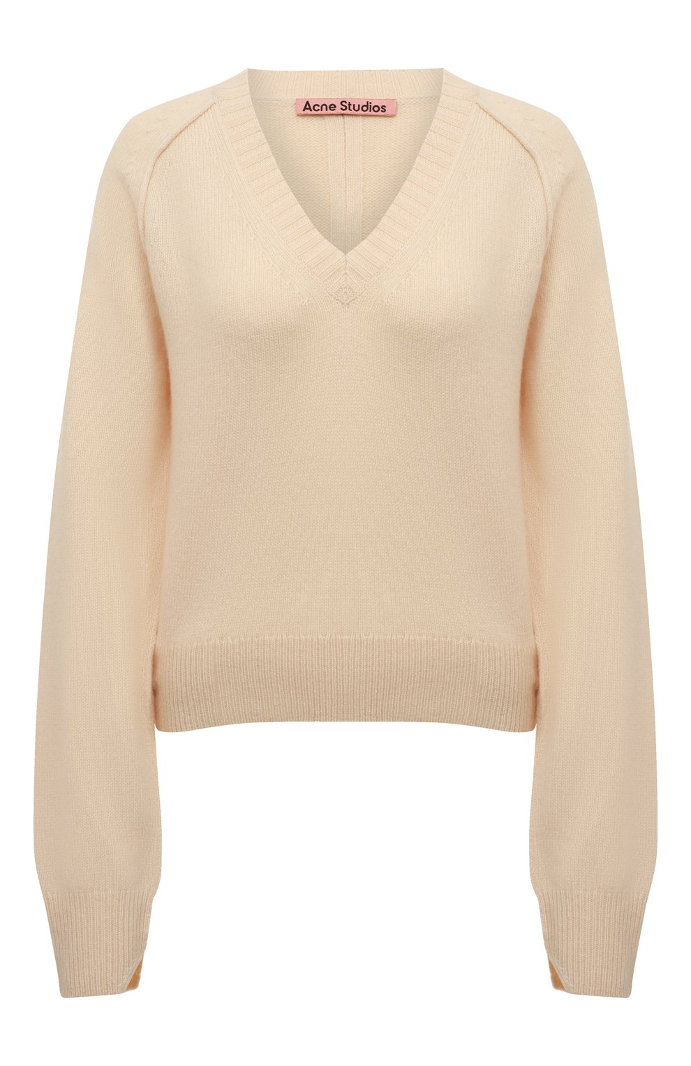 Женский бежевый свитер из шерсти и кашемира ACNE STUDIOS — купить в ...