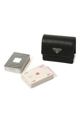 Игральные карты в футляре PRADA черного цвета по цене 0 руб., арт. 2SC001-0DC-F0002 | Фото 1 Игральные карты в футляре PRADA черного цвета, арт. 2SC001-0DC-F0002 | Фото 1