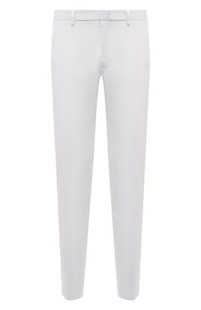 Мужские хлопковые брюки BOSS белого цвета, арт. 50468723 | Фото 1 (Длина (брюки, джинсы): Стандартные; Материал внешний: Хлопок)