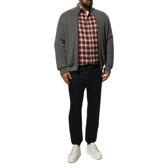 фото Хлопковая рубашка brunello cucinelli