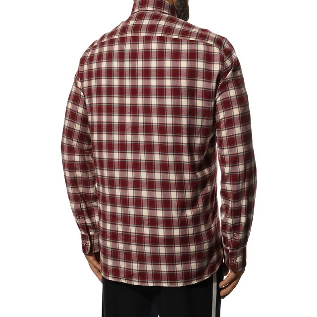 фото Хлопковая рубашка brunello cucinelli