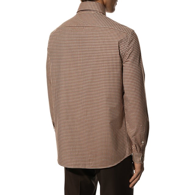 фото Хлопковая рубашка brunello cucinelli