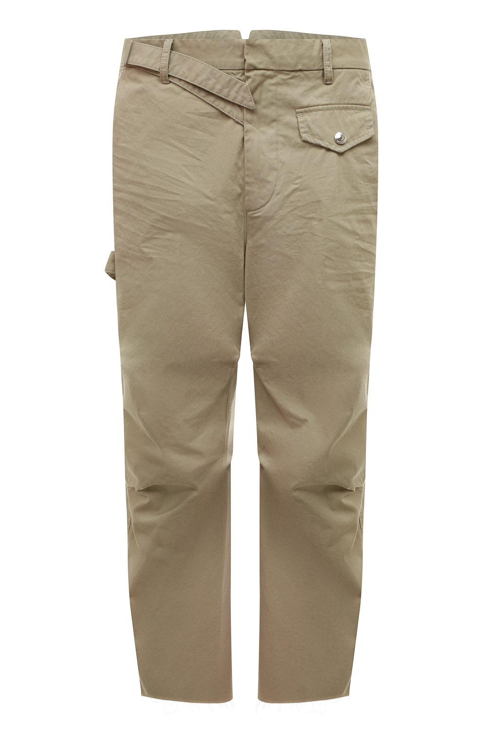 Мужские хлопковые брюки DSQUARED2 светло-бежевого цвета, арт. S74KB0699/S41794 | Фото 1 (Случай: Повседневный; Стили: Гранж; Материал внешний: Хлопок; Длина (брюки, джинсы): Укороченные)