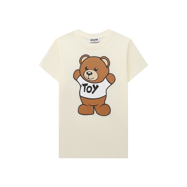 Хлопковая футболка Moschino HUM03U/LAA01/10A-14A