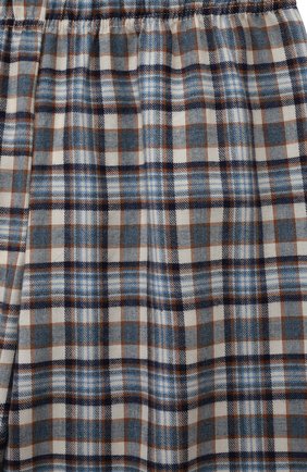 Женская хлопковая пижама LA PERLA темно-синего цвета, арт. 54472/2A-6A | Фото 6 (Рукава: Длинные; Материал внешний: Хлопок)