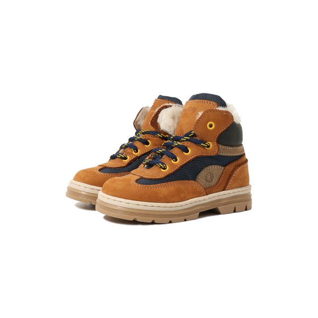 Кожаные ботинки Walkey Y1B4-42176-1523/19-24