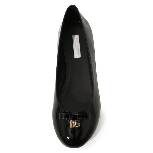 Кожаные балетки Dolce & Gabbana D11141/A1328/37-39 Фото 4