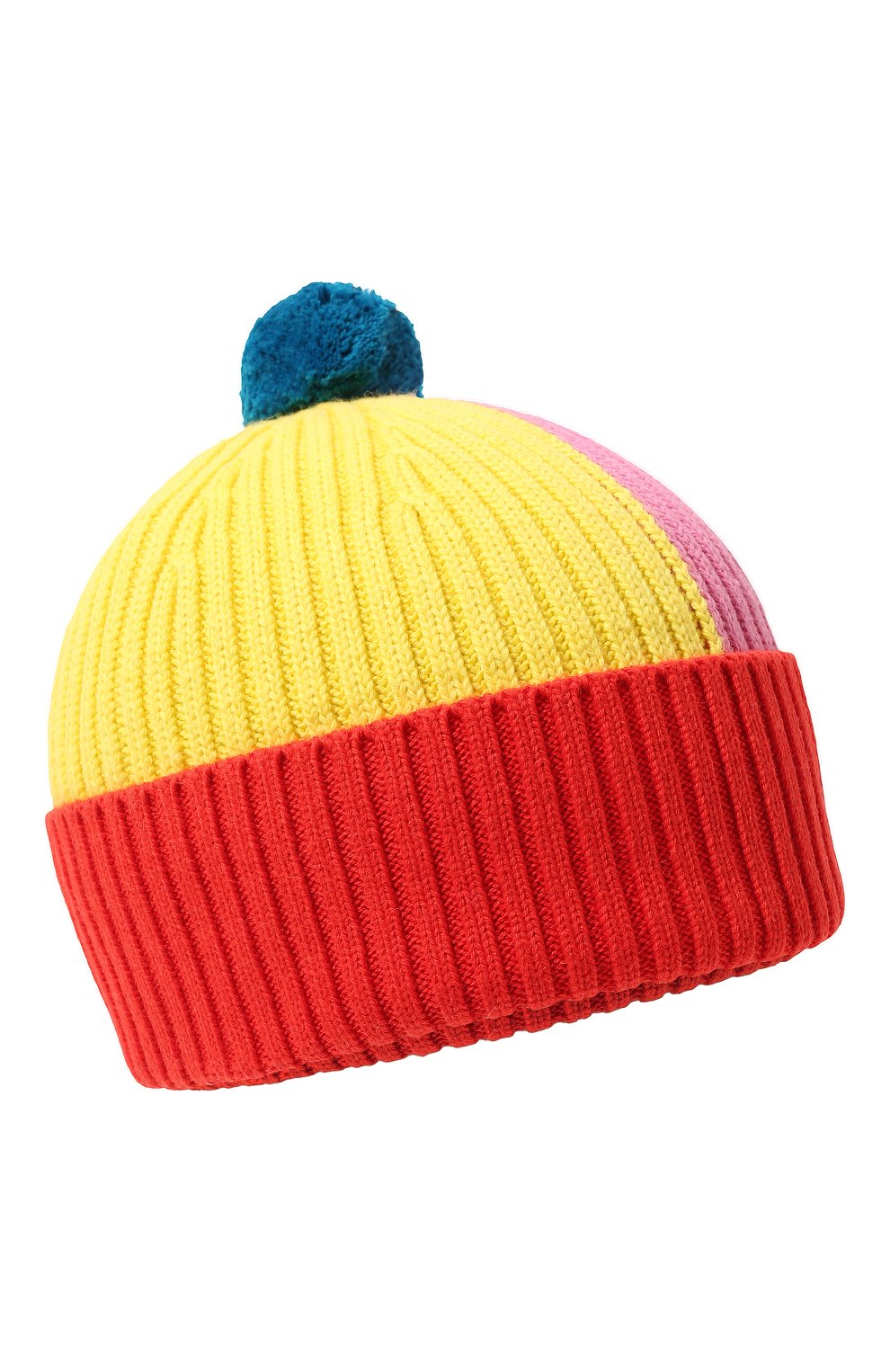 Детского хлопковая шапка STELLA MCCARTNEY разноцветного цвета, арт. 8R0A17 | Фото 1 (Материал: Текстиль, Хлопок)