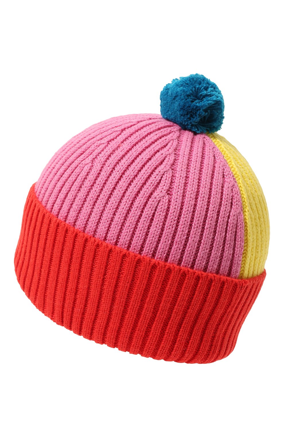 Детского хлопковая шапка STELLA MCCARTNEY разноцветного цвета, арт. 8R0A17 | Фото 2 (Материал: Текстиль, Хлопок)