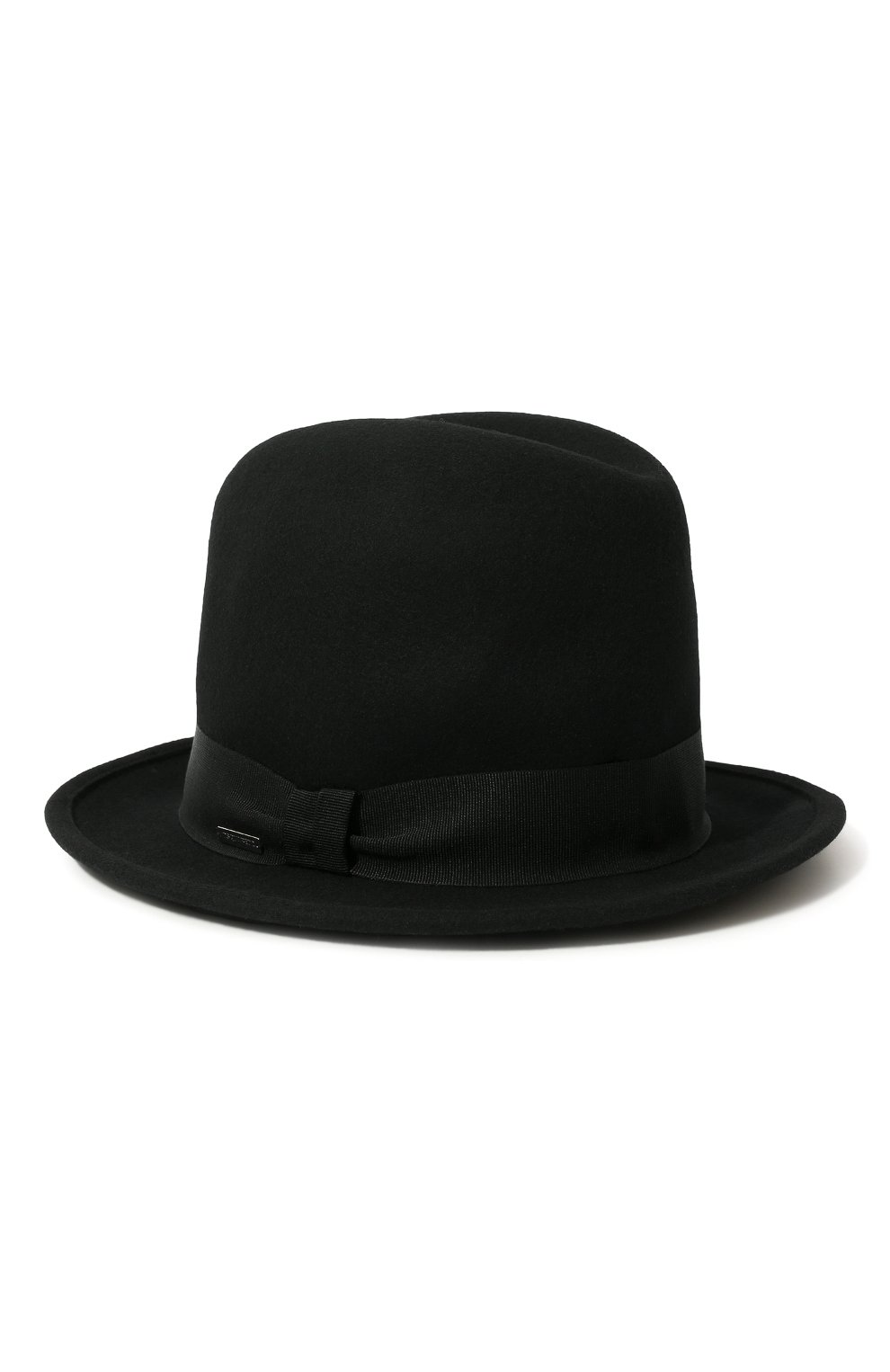 Мужская фетровая шляпа DSQUARED2 черного цвета, арт. HAM0045 10490001 | Фото 3 (Материал: Текстиль, Шерсть)
