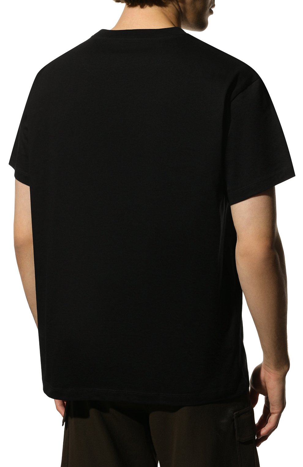 Мужская комплект из трех футболок JIL SANDER черного цвета, арт. J47GC0001-J45048 | Фото 4 (Принт: Без принта; Рукава: Короткие; Длина (для топов): Стандартные; Материал внешний: Хлопок; Стили: Кэжуэл)