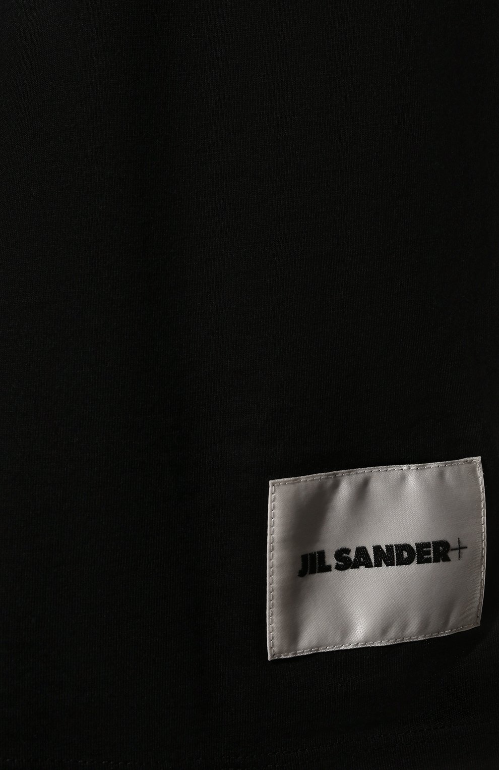 Мужская комплект из трех футболок JIL SANDER черного цвета, арт. J47GC0001-J45048 | Фото 5 (Принт: Без принта; Рукава: Короткие; Длина (для топов): Стандартные; Материал внешний: Хлопок; Стили: Кэжуэл)