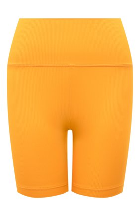 Женские шорты KORAL оранжевого цвета, арт. A2721HR23 | Фото 1 (Женское Кросс-КТ: Шорты-одежда, Шорты-спорт; Длина Ж (юбки, платья, шорты): Мини; Материал внешний: Синтетический материал; Стили: Спорт-шик)