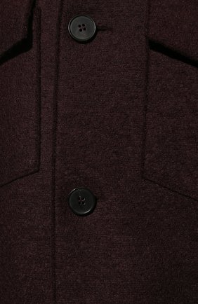 Мужская шерстяная куртка HARRIS WHARF LONDON бордового цвета, арт. C9331MLK | Фото 5 (Кросс-КТ: Куртка; Мужское Кросс-КТ: шерсть и кашемир; Материал внешний: Шерсть; Рукава: Длинные; Длина (верхняя одежда): Короткие; Стили: Кэжуэл)