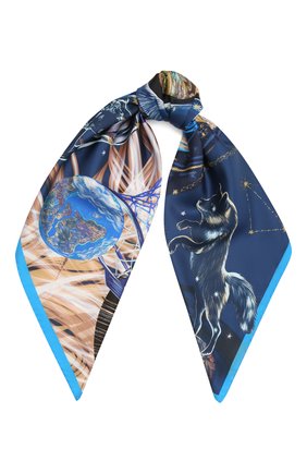 Женский шелковый платок planetarium RADICAL CHIC синего цвета, арт. 622561.07.02 | Фото 1