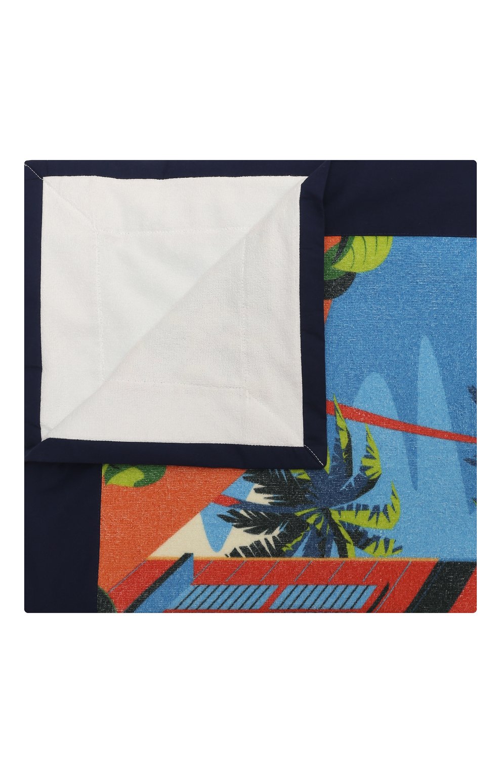 Мужские хлопковое полотенце MC2 SAINT BARTH синего цвета, арт. STBA T0WEL P/T0W0002/01284B | Фото 1 (Материал: Текстиль, Хлопок)