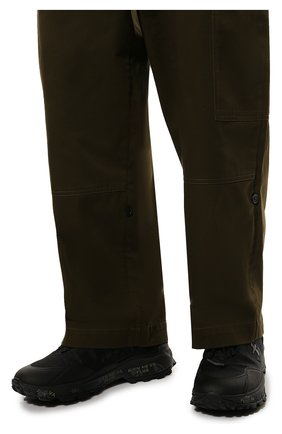 Мужские комбинированные кроссовки cross PREMIATA черного цвета, арт. CR0SS/VAR226 | Фото 3 (Материал внешний: Текстиль; Материал внутренний: Натуральная кожа; Стили: Классический; Материал утеплителя: Без утеплителя)
