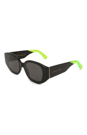 Женские солнцезащитные очки SPEKTRE черного цвета, арт. NE0 01AFT | Фото 1 (Материал: Пластик; Тип очков: С/з; Очки форма: Овальные)